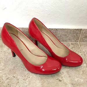 Nine west red pumps. Used